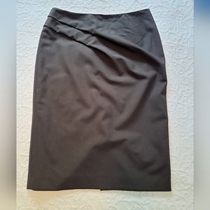 Hugo Boss black wool skirt